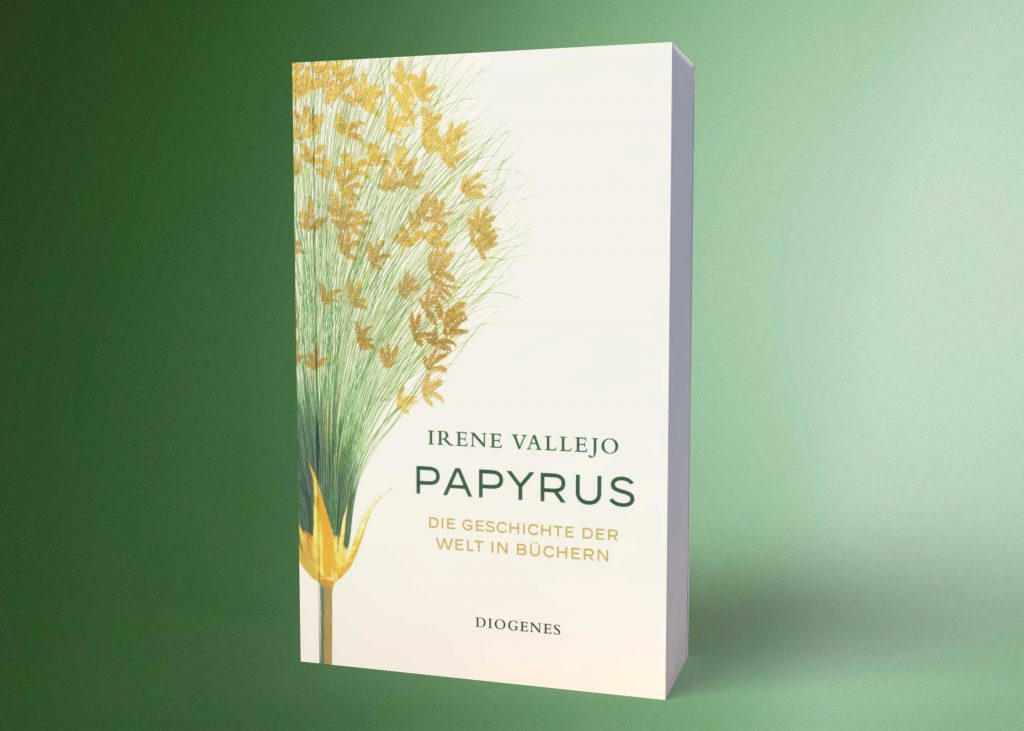 Buchcover von Irene Vallejo, Papyrus, Die Geschichte der Welt in Büchern